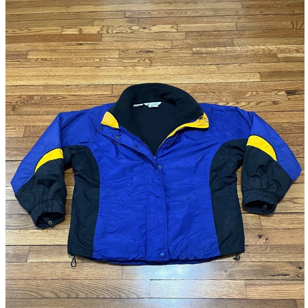 Columbia Bugaboo Womens Interchange 3-in-1 Winter Jacket Size Large Blue Coat